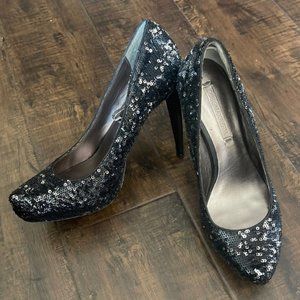BCBG Sequin Heels